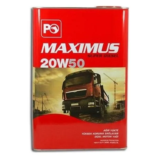 Petrol Ofisi Maximus Super Dizel 20W-50 18 lt Motor Yağı - 2023