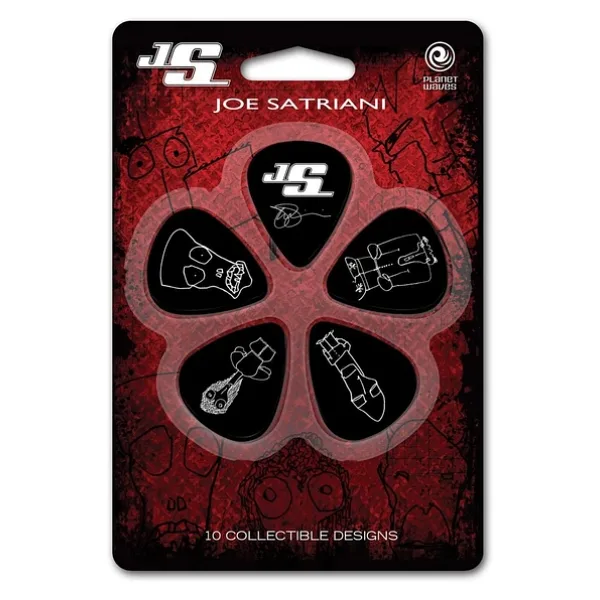 PLANETWAVES 1CBK4-10JS Pena Joe Satriani 10 Ad. Medium Siyah