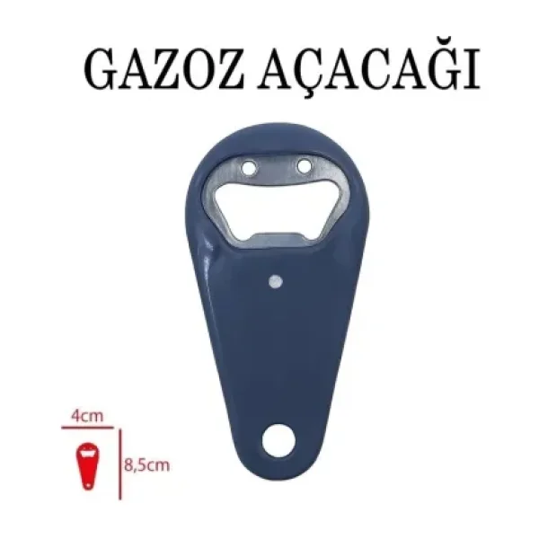 Plastik Saplı Gülen Yüz Mıknatıslı Şişe Gazoz Soda Açacağı Açacak