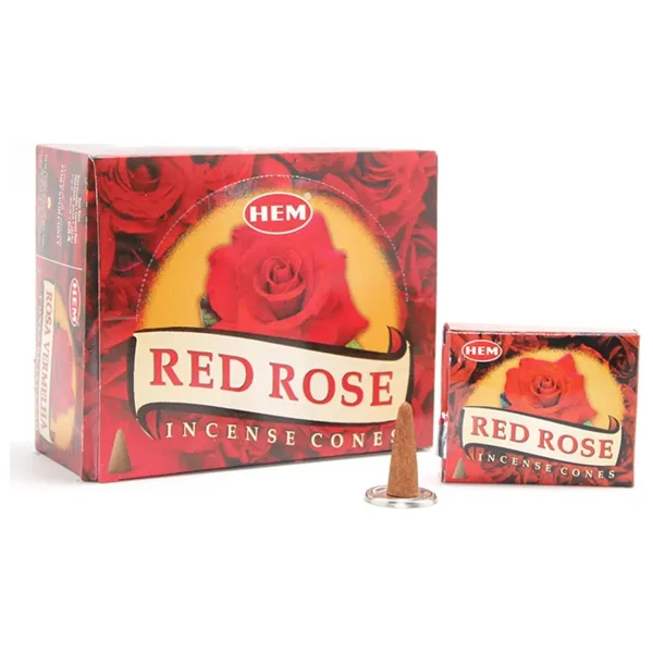 Red Rose Aromalı Konik Tütsü