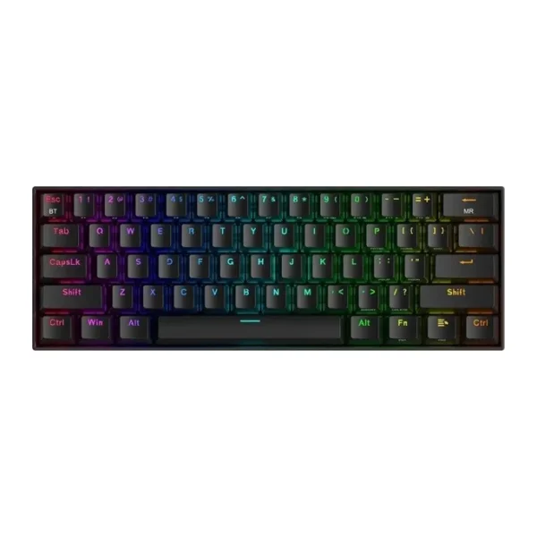 Redragon Draconic K530 PRO Siyah RGB %60 TKL Brown Switch Kablolu/Kablosuz Mekanik Oyuncu Klavyesi