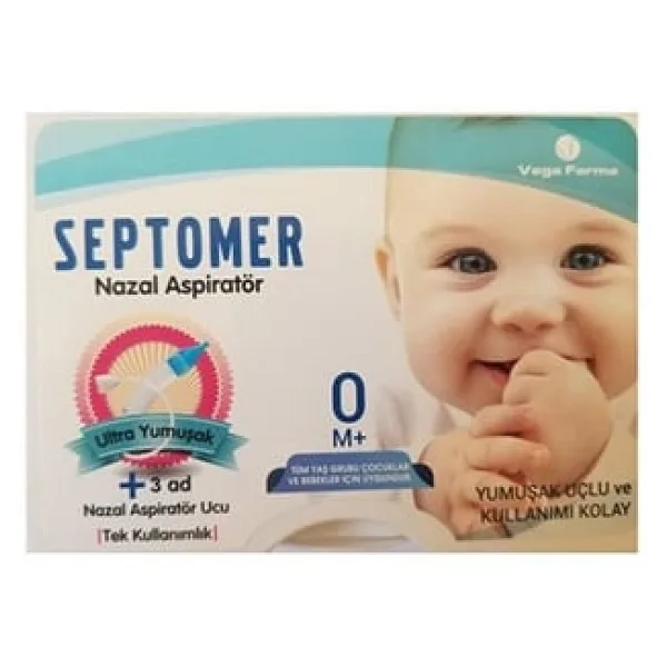 Septomer Nazal Aspiratör + 3 Yedek Uç