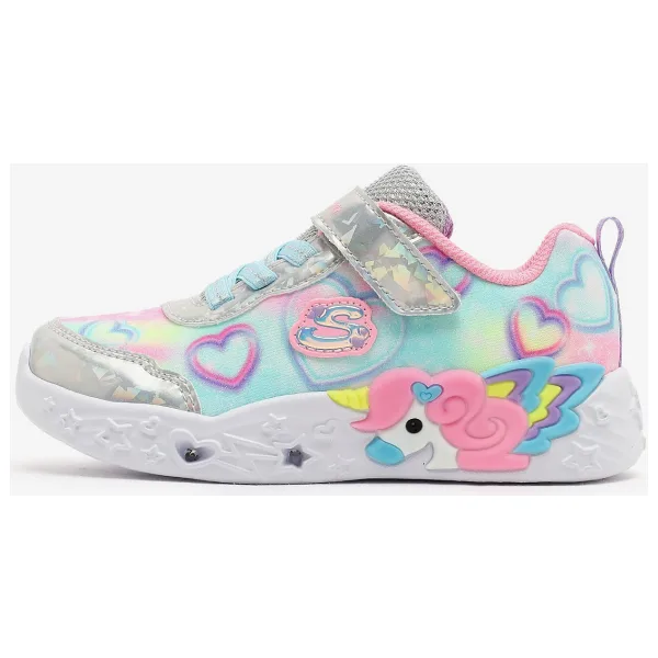 Skechers Unicorn Charmer Lil Heart Sparkles 303064N Işıklı Kız Bebek Spor Ayakkabı