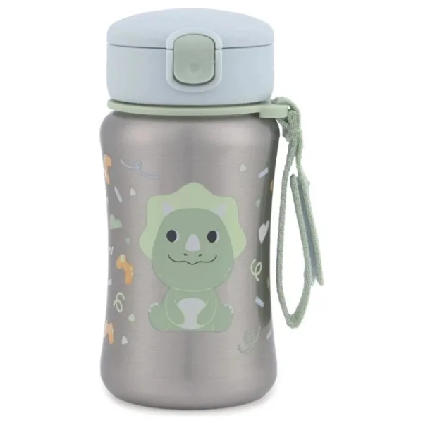Skip Hop Besties Squad Dinozor 350 ml Pipetli Paslanmaz Çelik Suluk