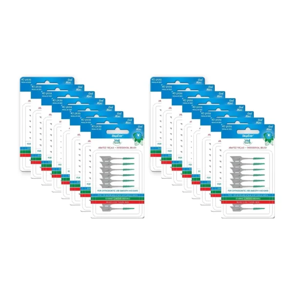 StopEver Well Tooth Cool Mint 40'lı 2 Adet Arayüz Fırçası