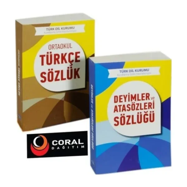 T.D.K. Uyumlu Ortaokul Türkçe Sözlük, Deyimler ve Atasözleri Sözlüğü Seti - 2 Kitap Takım