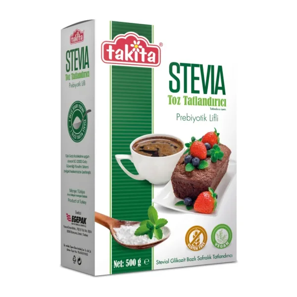 Takita Stevia 500 gr Prebiyotik Lifli Tatlandırıcı