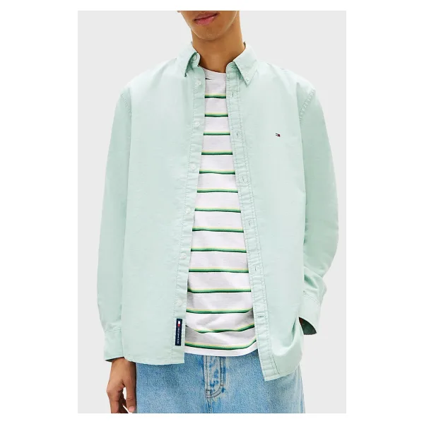 Tommy Hilfiger DM0DM21298 Uzun Kollu Oxford Gömlek