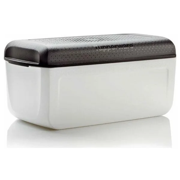 Tupperware Ekmek Dünyası Berrak Mini Ekmek Saklama Kutusu - Siyah