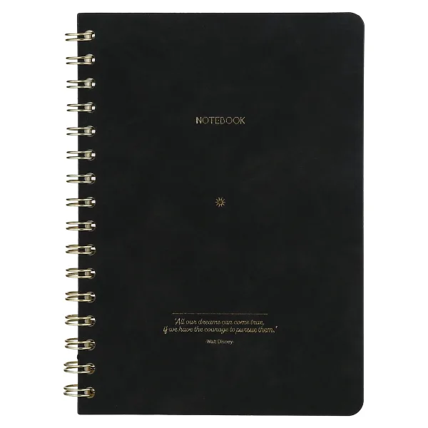 Victoria's Journals Vegan Spiralli Esnek Kapak Defter A5 (14,8x21cm) 128 sayfa 100 gram Çizgili