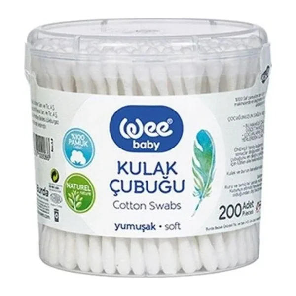 Wee Baby 200'lü Pamuklu Bebek Kulak Çubuğu