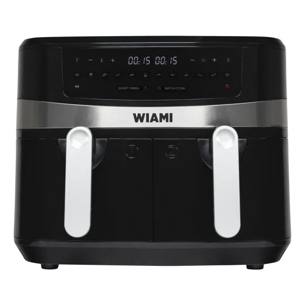 Wiami Airfryer Çift Sepetli 9 lt Yağsız Fritöz
