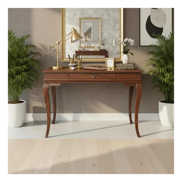 Wooding Mobilya 120 cm Masif Rustik Ceviz Dresuar