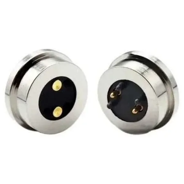 2-Pin 13.5mm Pogo Pin Manyetik Konnektör Takımı
