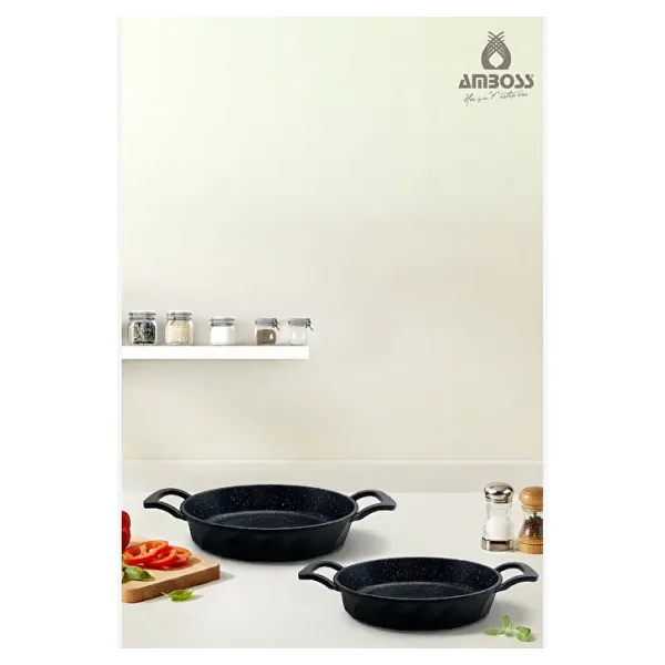 Amboss Montenegro 18-20 cm 2'li Döküm Sahan Seti