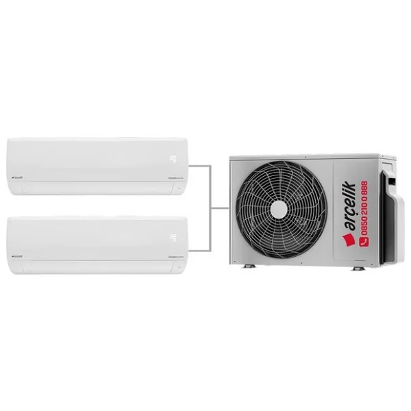 Arçelik A 9000 BTU + 18000 BTU İç Ünite (1 adet Dış Ünite = 2 adet İç Ünite) 1+2 Multi Inverter Klima