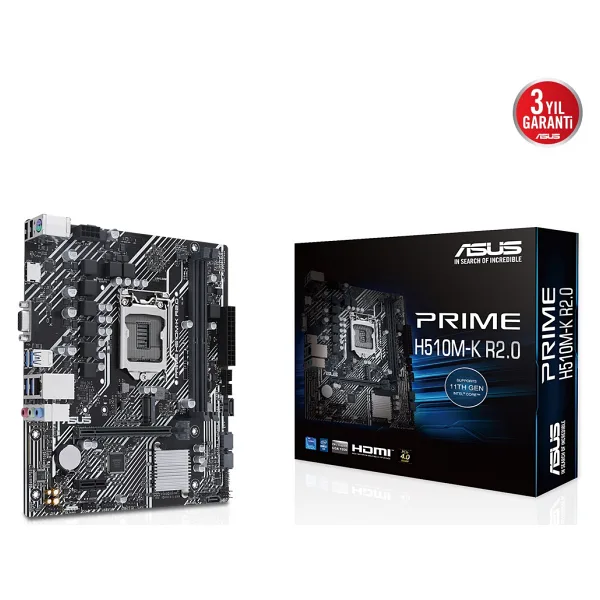 Asus Prime H510M-K Intel LGA1200 DDR4 Micro ATX Anakart