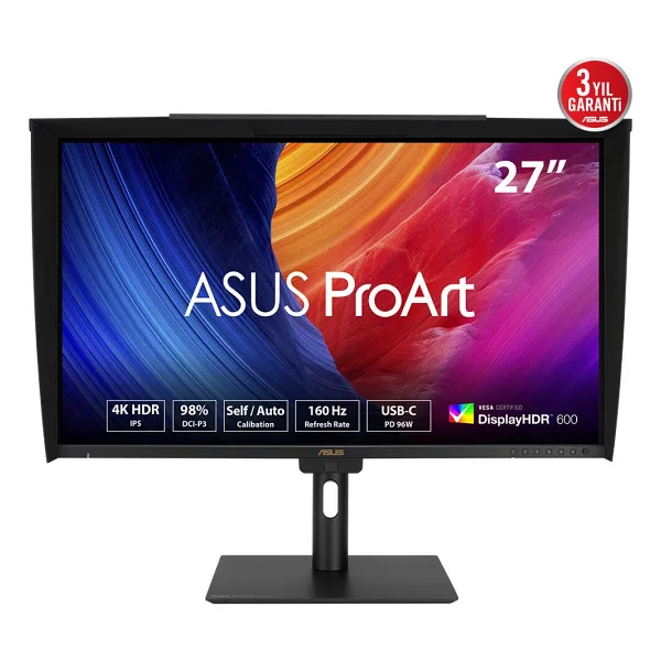 Asus ProArt PA27UCGE 27" 1 ms 4K Pivot IPS 160 Hz Monitör