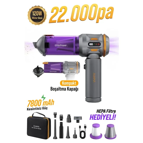 Auhma AHV-24 Limited Edition Şarjlı Araç Süpürgesi
