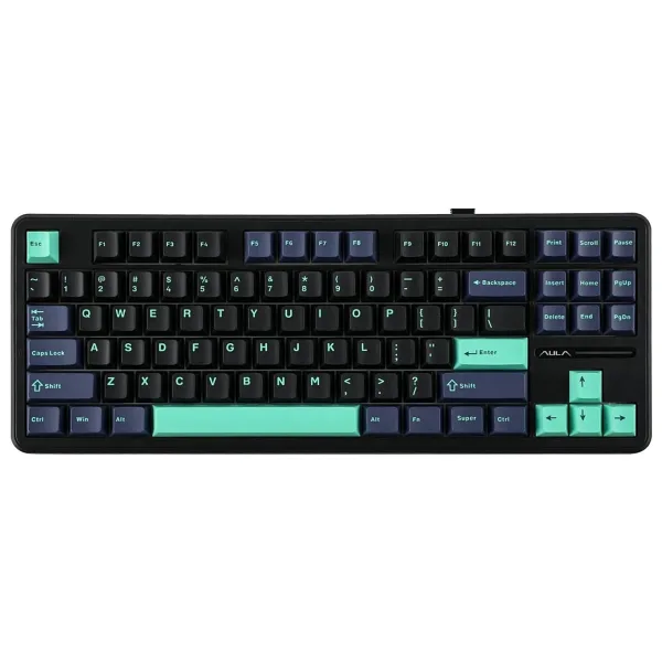 Aula F87 Siyah RGB TKL V4 Linear Switch Kablolu/Kablosuz Mekanik Oyuncu Klavyesi