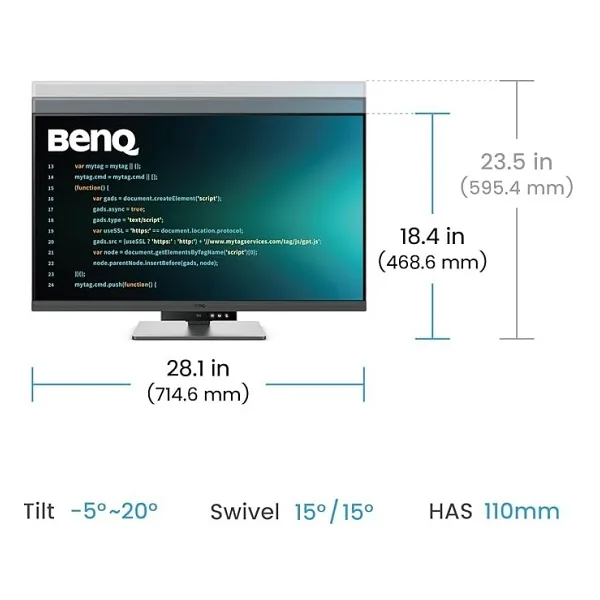 BenQ RD320U 31.5" 5 ms 4K IPS 60 Hz Monitör
