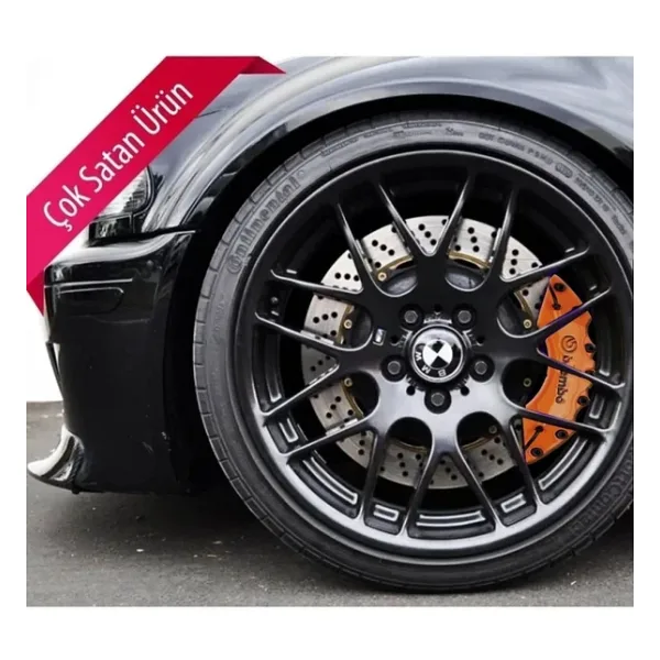 Bentley Azure Uyumlu Brembo Turuncu Kaliper Kapağı 4 Parça Ön Arka Set