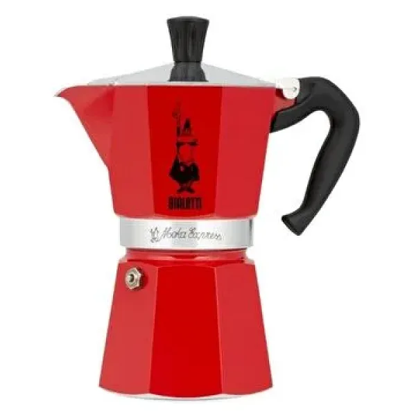 Bialetti Express 6 Cup Moka Pot Kırmızı