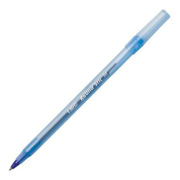 Bic Round Stick 1.0 mm Tükenmez Kalem Mavi