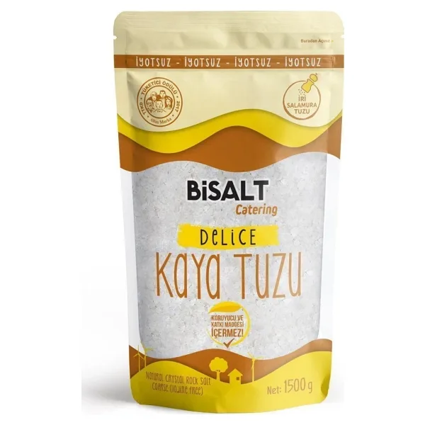 Bisalt Delice Kaya Tuzu Sofrada Öğütme 1500 gr
