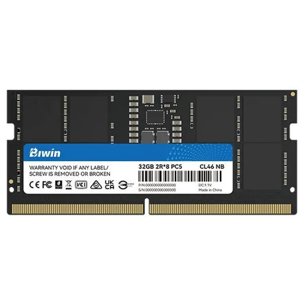 BIWIN 32GB 4800MHz DDR5 NOTEBOOK RAM BULK B45DSBG74840B-T03B