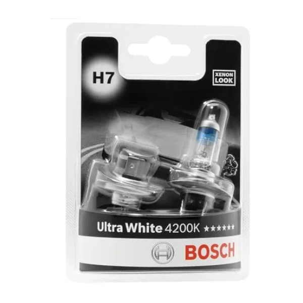 Bosch H7 UltraWhite Xenon Görünümlü Gün ışığı Renginde Far Ampulü