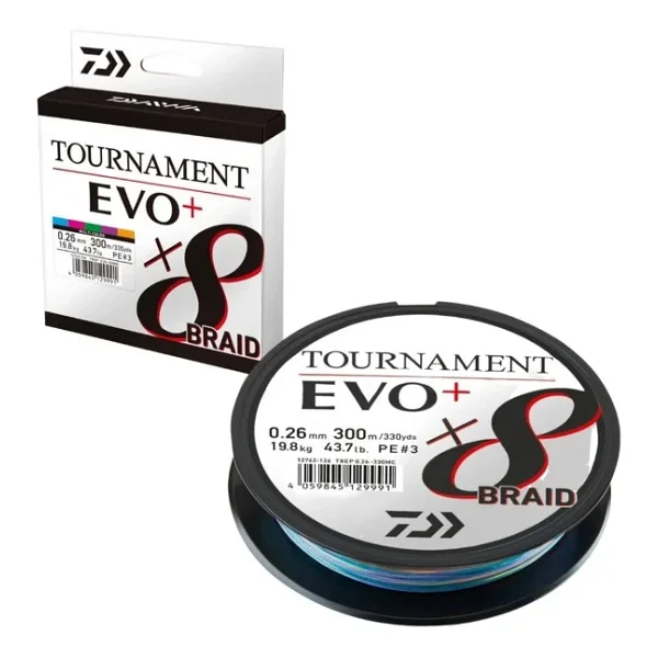Daiwa Tournament Evo+ 8X 135 m 0.12 mm 8.6 kg Dark Green İp Misina