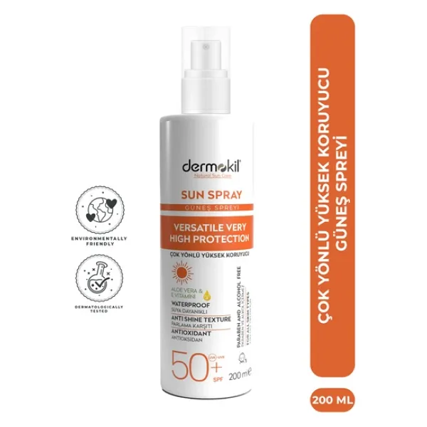 Dermokil Sun Sprey Koruyucu Güneş Spreyi 200 ml