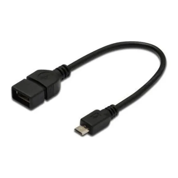 Digitus AK-300309-002-S 0.2 m USB 2.0 to Micro USB OTG Kablosu