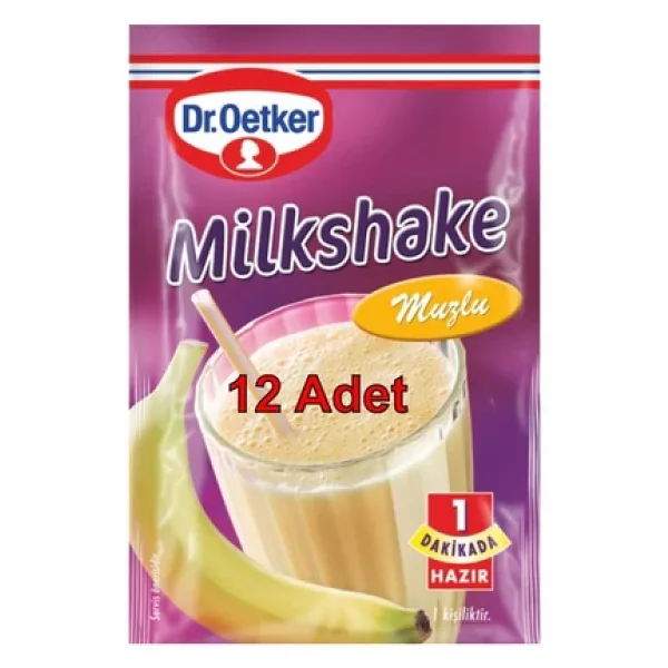 Dr. Oetker Milkshake Muzlu 12'li