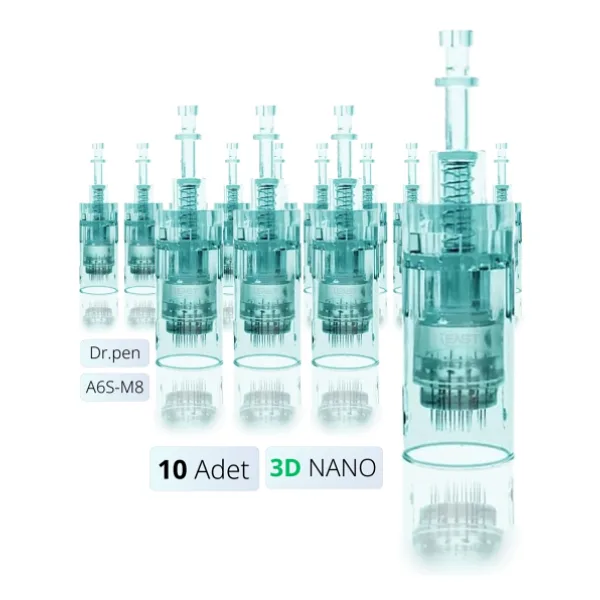 Dr.Pen Kare Nano Ultima A6S ve M8 Dermapen İğnesi 10 Adet