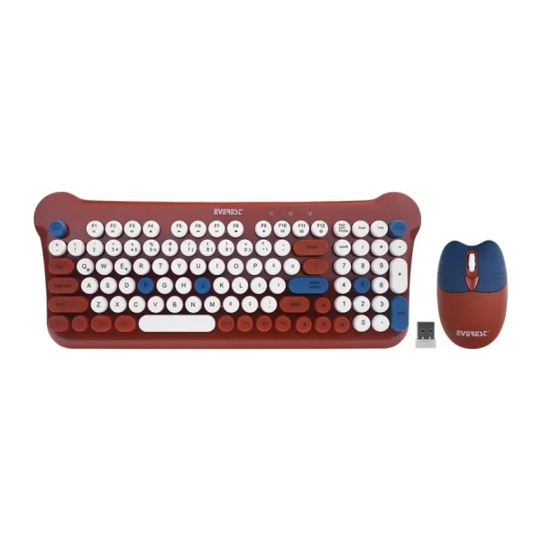 Everest Bunny Km-6244 Kablosuz Oyuncu Mekanik Klavye Mouse Seti
