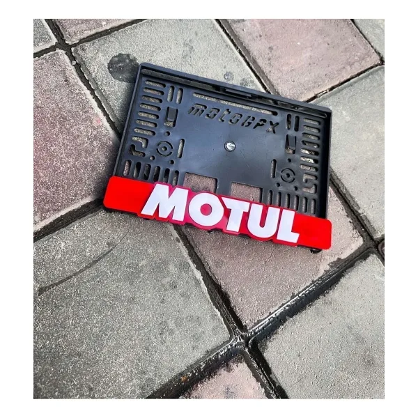 Eymen 1.KALİTE KABARTMA MOTUL MOTOR PLEKSİ PLAKALIK 3D