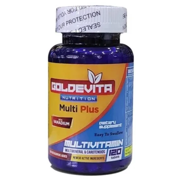 GoldeVita Nutrition Multiplus Multivitamin 120 Tablet