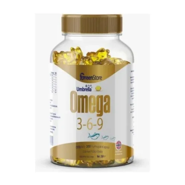 Green Store Umberalla Plus Omega 3-6-9 200 Kapsül