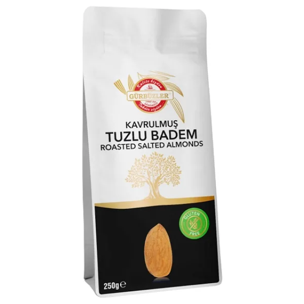 Gürbüzler Glutensiz Kavrulmuş Badem 250 gr