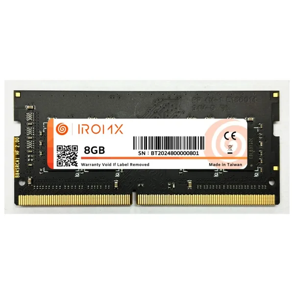 IROMX 8GB 1600MHz DDR3 SAMSUNG CHIP NOTEBOOK RAM