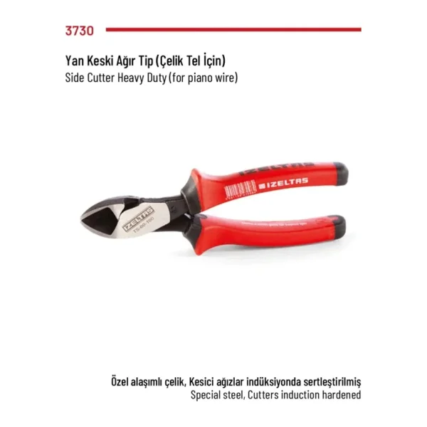 İzeltaş 160 mm Ağır Tip Yan Keski