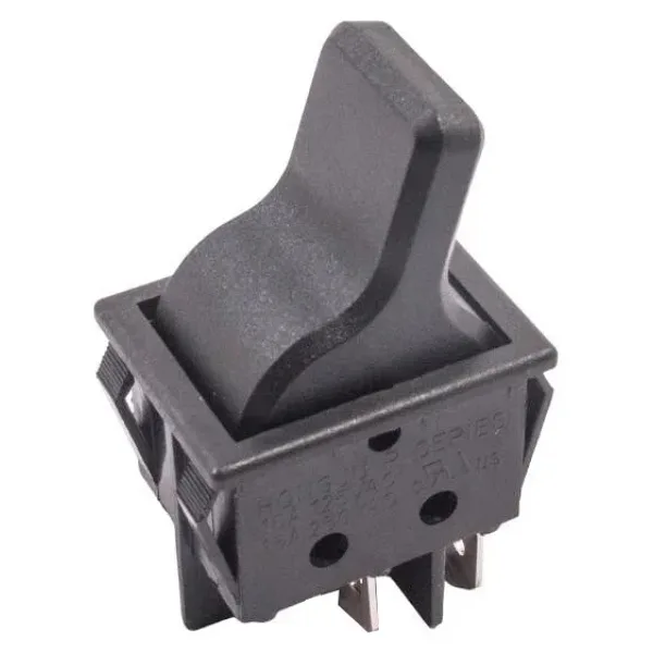 KCD4 R210 Işıksız Yaylı ON-OFF Anahtar - 4 Pin