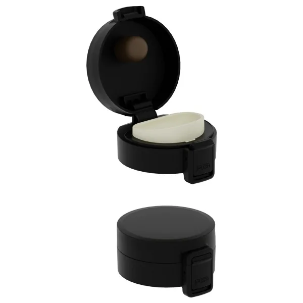 Mug Termos Filtre Kapak - Penguen ve Bienly Uyumlu Sızdırmaz Yedek Kapak - Siyah