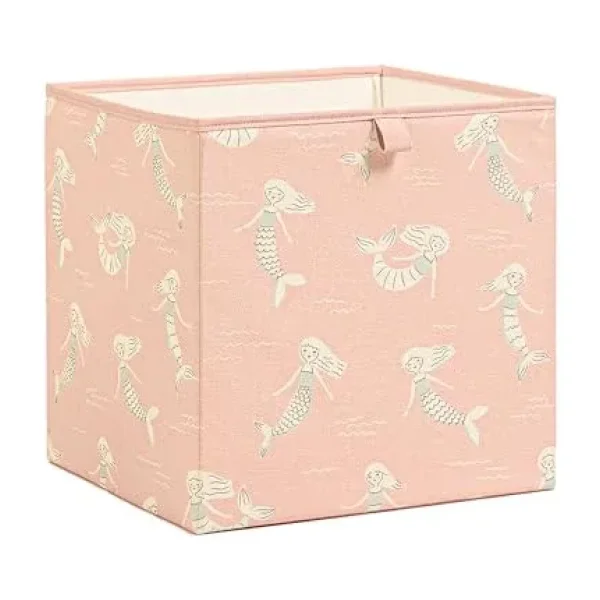 Ocean Home Textile Çocuk Odası Deniz Kızı Kutu 33 X 30 X 33 Cm