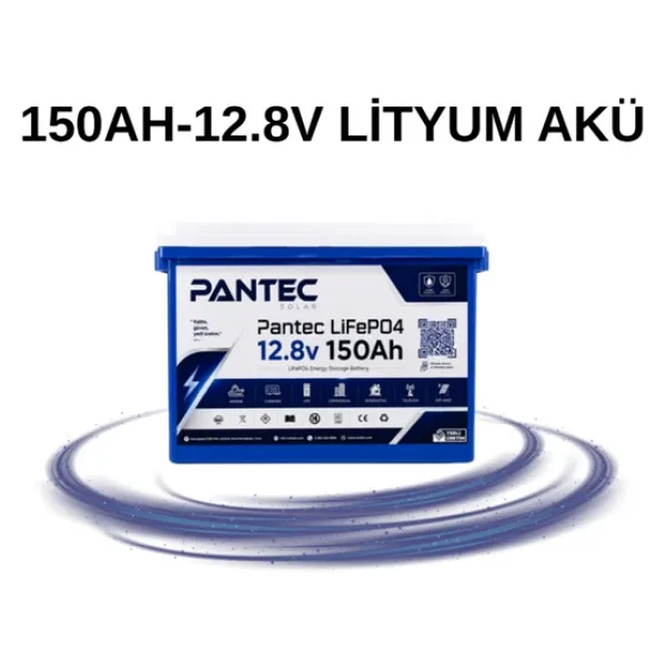 Pantec 150Ah-12.8V Lityum Akü