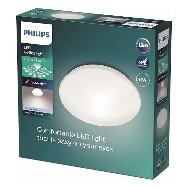 Philips Moire CL200 6 W Beyaz Işık LED Tavan Lambası
