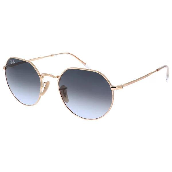 Ray-Ban Jack 3565 001/86 Gold-Blue/Grey Güneş Gözlüğü