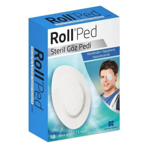 Roll Ped Steril 5'li Göz Pedi